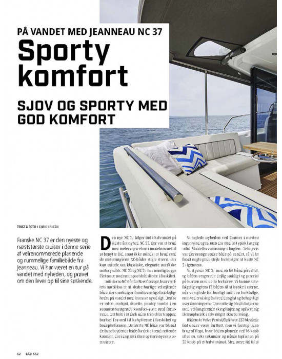 Jeanneau NC 37 - Sporty komfort